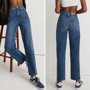 NEW Madewell Perfect Vintage Straight Jean in Mayfield Wash, NG251, 28